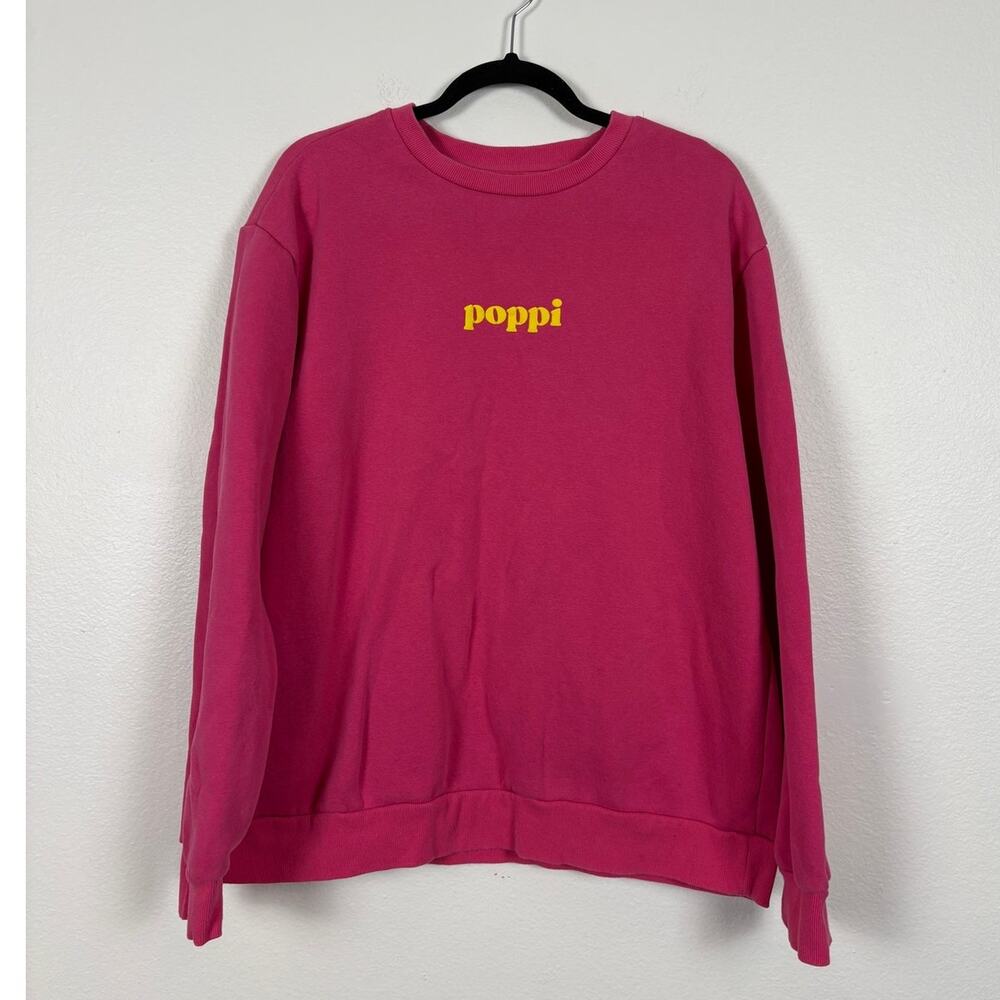 Poppi X Target Iconic Flavor Forever Pink Crewneck Sweater Large